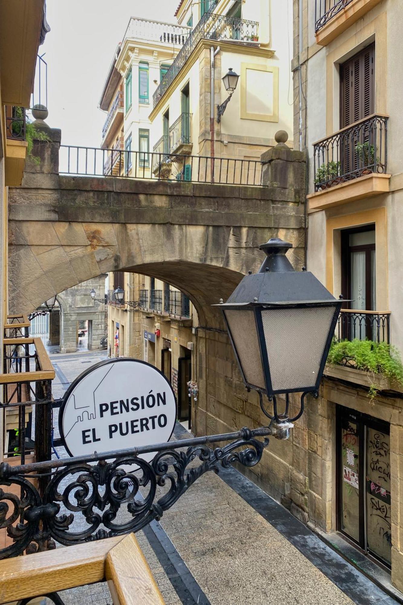 Pension El Puerto San Sebastian Bagian luar foto