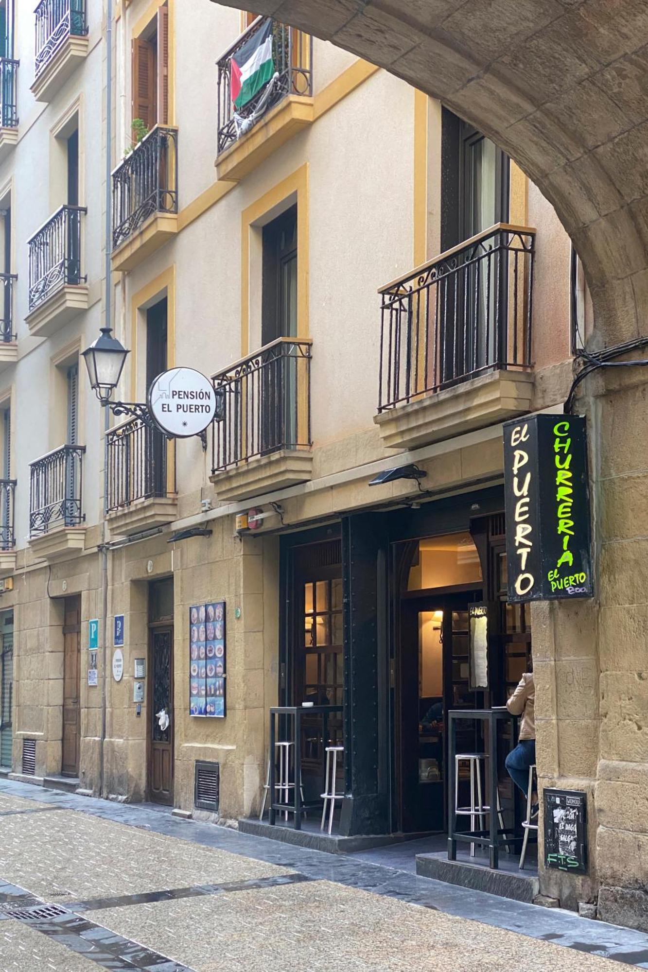 Pension El Puerto San Sebastian Bagian luar foto